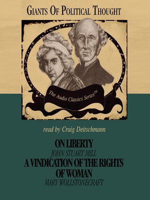 cover image of On Liberty and a Vindication of the Rights of Woman